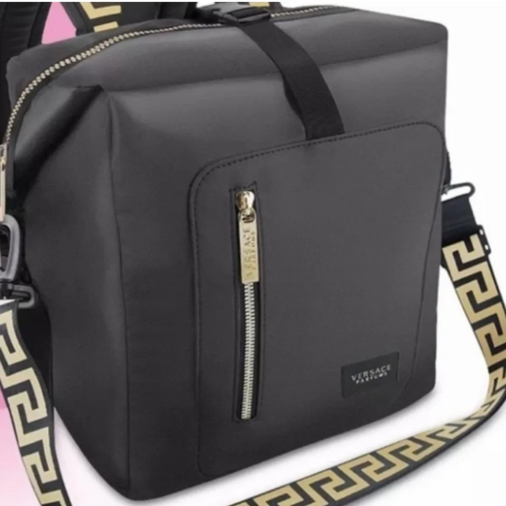 Versace Parfumes black Rider Backpack knapsack fenti - Picture 11 of 11